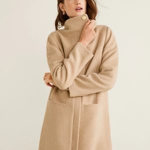 Mango wool coat - size M